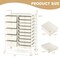 Rolling Storage Cart 15 Drawer Organizer With Wheels Craft Office Supply Organizer Steel Frame Multicolor Drawers